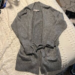 Loft petite gray sweater
